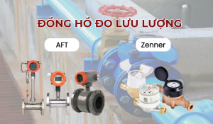 Đồng hồ đo lưu lượng AFT với đồng hồ đo lưu lượng nước Zenner