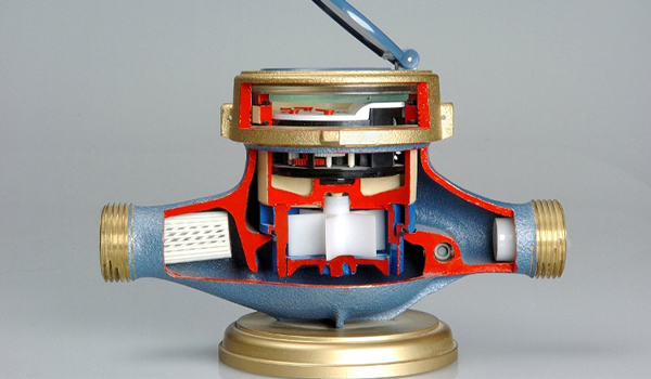 Nguyên lý hoạt động của đồng hồ đo lưu lượng nước mini nối ren dạng cơ