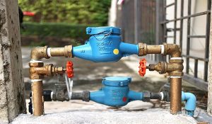 Đồng hồ đo lưu lượng nước mini nối ren dạng cơ