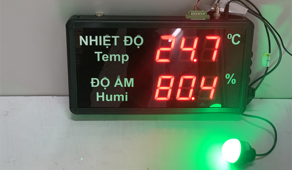 Đồng hồ đo nhiệt độ độ ẩm đảm bảo kết quả đo chính xác trong mọi điều kiện môi trường