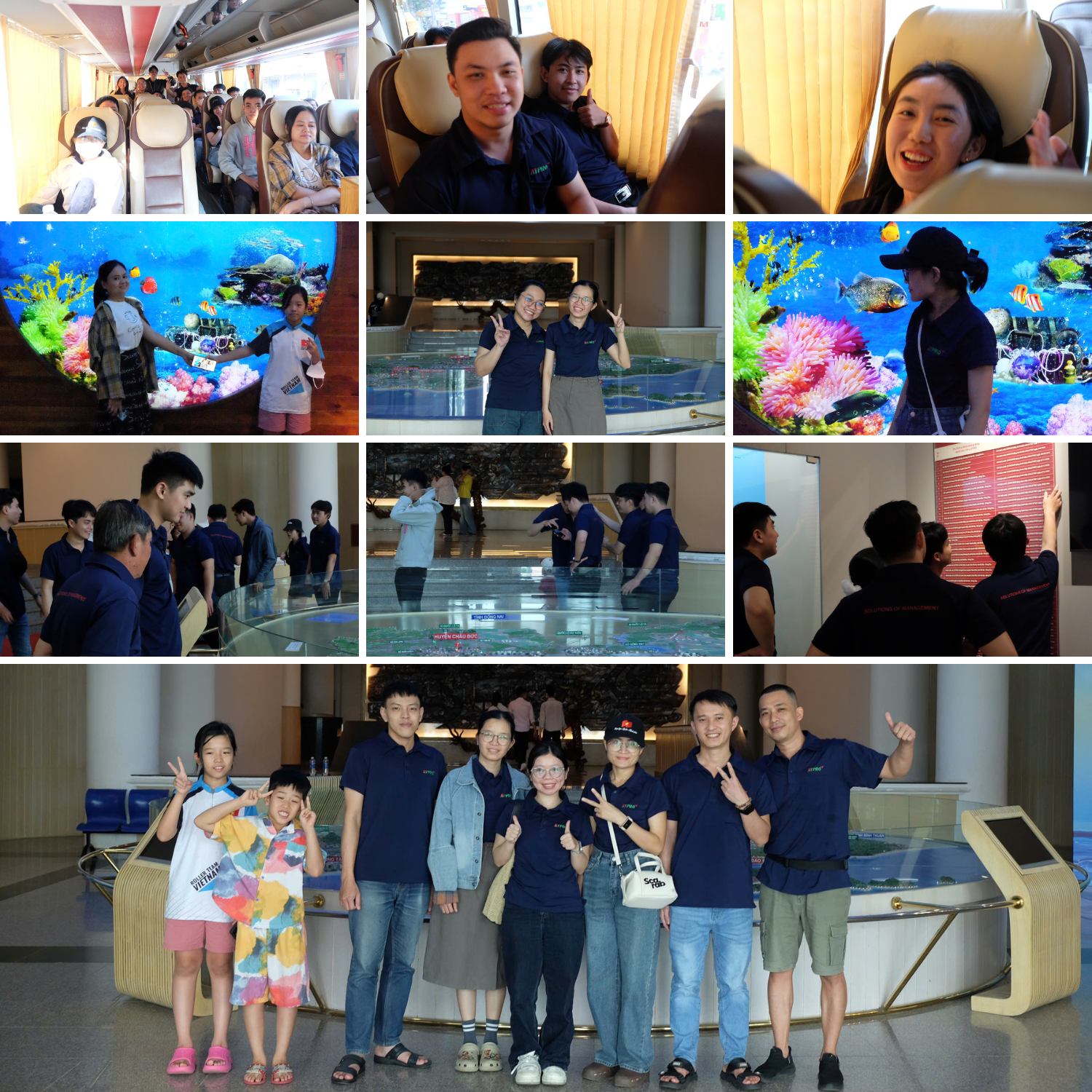 Các thành viên ATPro tham quan tại Bảo tàng Bà Rịa - Vũng Tàu