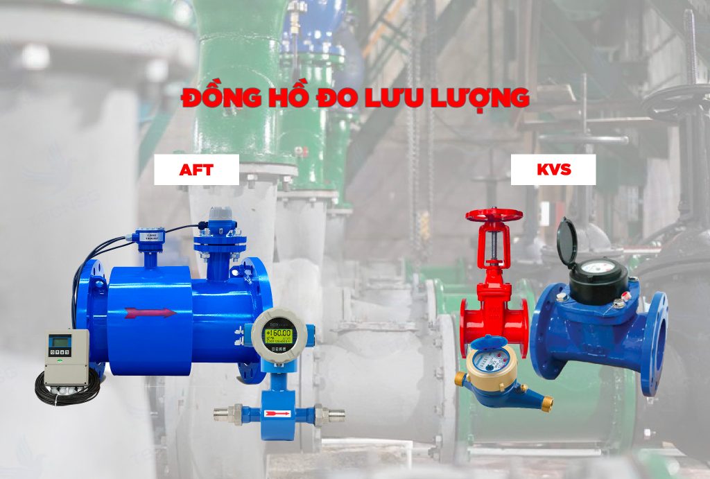 Đồng hồ đo lưu lượng AFT với đồng hồ đo lưu lượng nước KVS