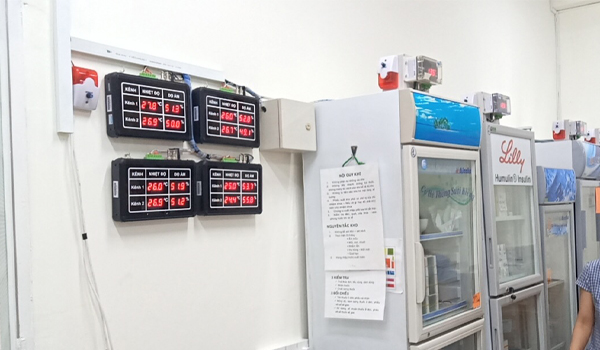 Độ ẩm bảo quản thuốc tiêu chuẩn từ 40% - 70% RH (tuỳ loại thuốc)