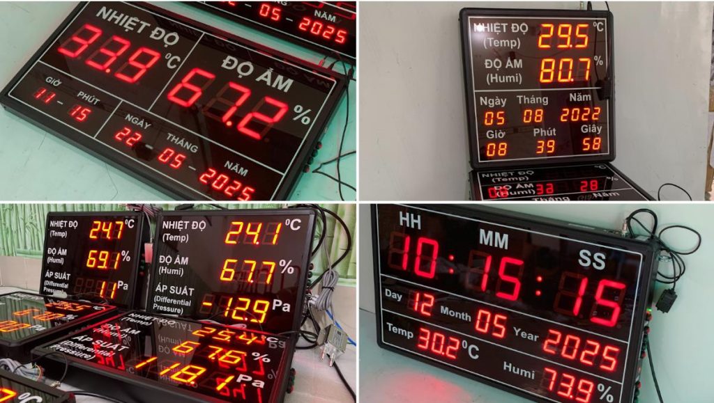 Thiết bị đo nhiệt độ độ ẩm kết nối mạng LAN RJ45