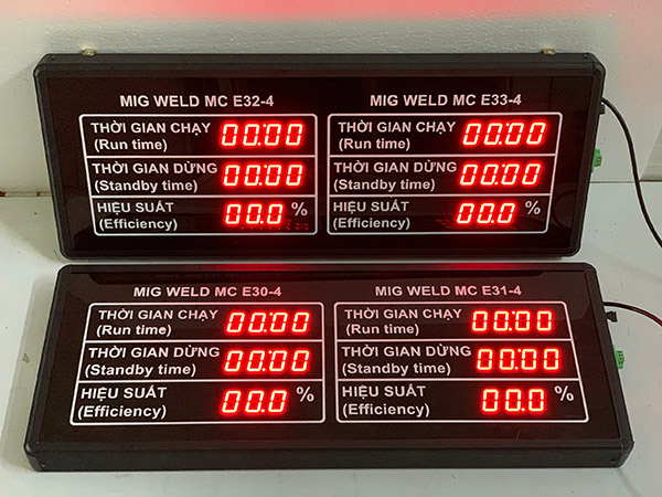 Bảng LED điện tử giám sát trạng thái máy 4