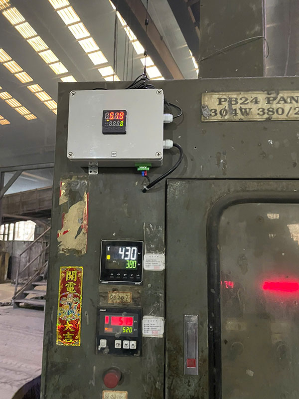 Hình ảnh triển khai thực tế hệ thống giám sát nhiệt độ 3