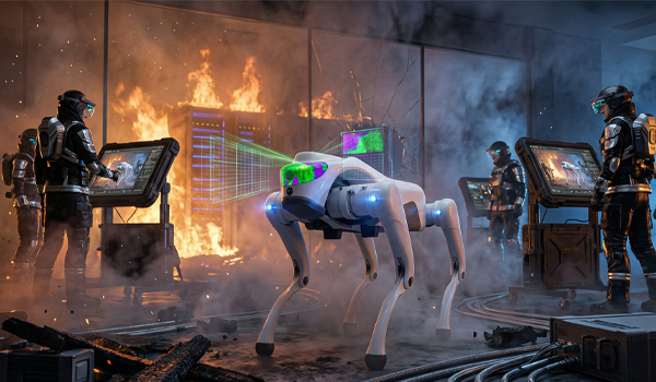 CYBER1 đóng vai trò quan trọng trong hệ thống PCCC nhờ khả năng phát hiện khói, nhiệt độ bất thường