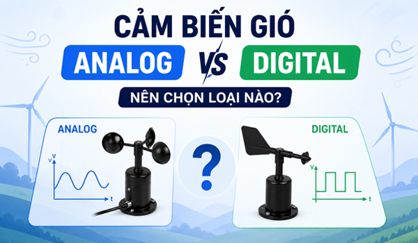 Cảm biến gió Analog và Digital: Nên chọn loại nào?
