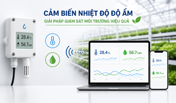 Cảm biến nhiệt độ độ ẩm là gì? Giải pháp giám sát môi trường hiệu quả