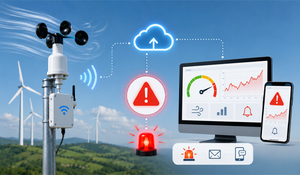 Hệ thống giám sát tốc độ gió từ xa bằng IoT hỗ trợ cảnh báo sớm nguy cơ mất an toàn