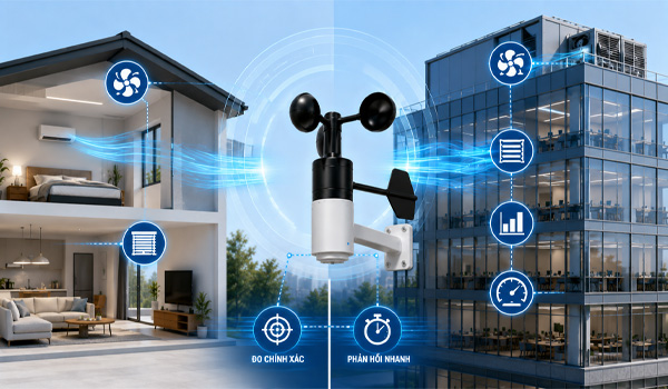Cảm biến cần đo ổn định & phản hồi nhanh để đảm bảo hệ thống vận hành hiệu quả