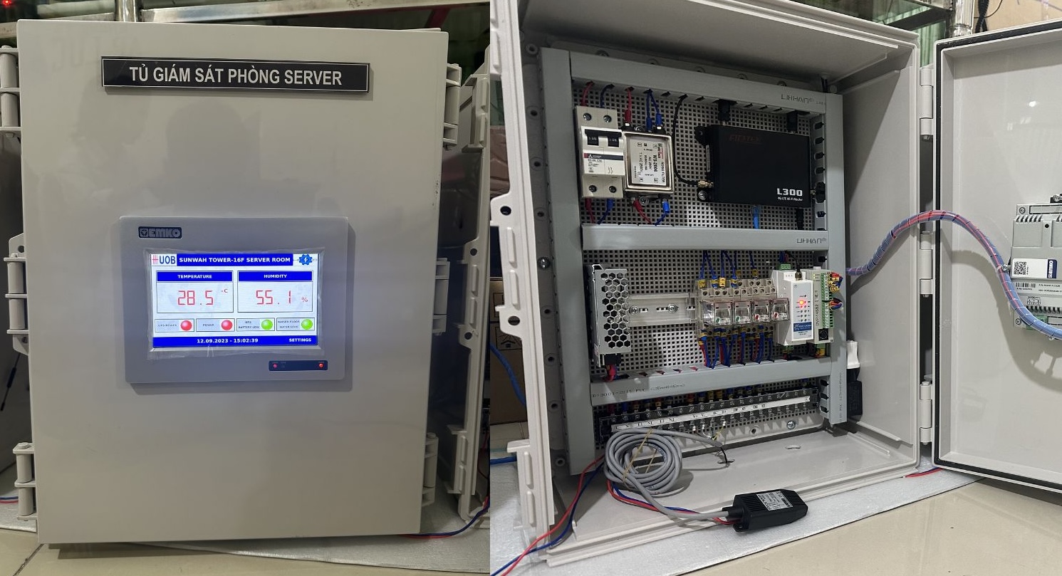 Cảm biến nhiệt độ độ ẩm hệ thống HVAC và tòa nhà thông minh, hiện đại