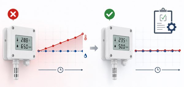 Không hiệu chuẩn định kỳ làm dữ liệu đo bị sai lệch theo thời gian