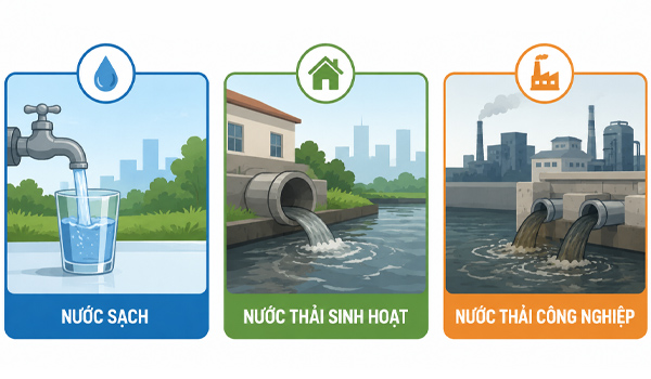 Xác định loại nguồn nước cần đo trước khi chọn cảm biến pH