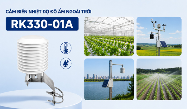 Cảm biến nhiệt độ độ ẩm ngoài trời RK330-01A