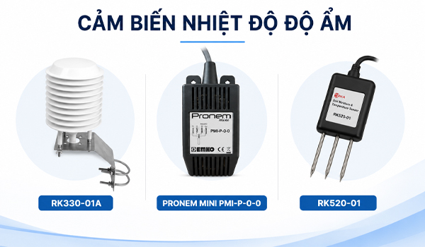 Các loại cảm biến nhiệt độ độ ẩm được ưa chuộng trên thị trường