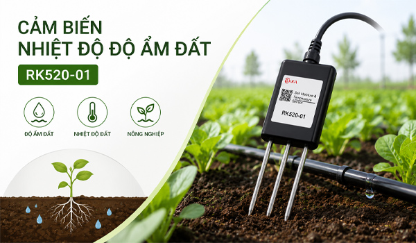 Cảm biến nhiệt độ độ ẩm đất RK520-01