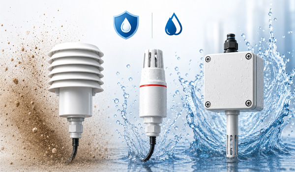 Ưu tiên cảm biến nhiệt độ độ ẩm có khả năng chống bụi, chống nước