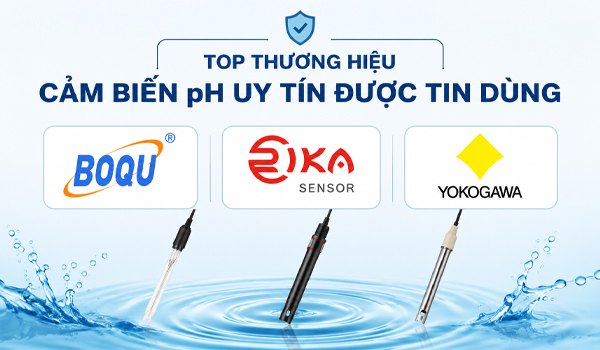 Top thương hiệu cảm biến pH uy tín được tin dùng