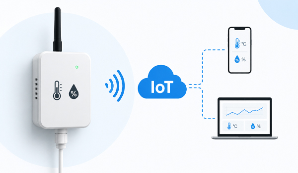 Cảm biến nhiệt độ độ ẩm IoT cho phép giám sát dữ liệu từ xa theo thời gian thực