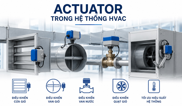 Actuator trong hệ thống HVAC