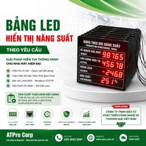 Bảng led hiển thị năng suất tại nhà máy