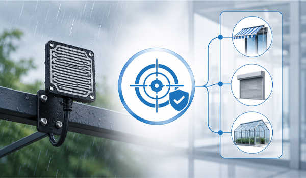 Ưu tiên chọn cảm biến mưa có độ chính xác cao