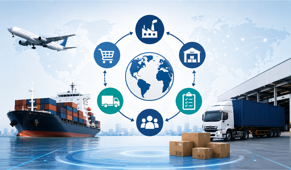 Logistics là 1 phần của quản lý chuỗi cung ứng (SCM)