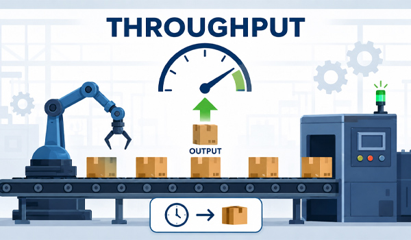 Throughput là chỉ số quan trọng để đánh giá năng lực hoạt động của dây chuyền sản xuất
