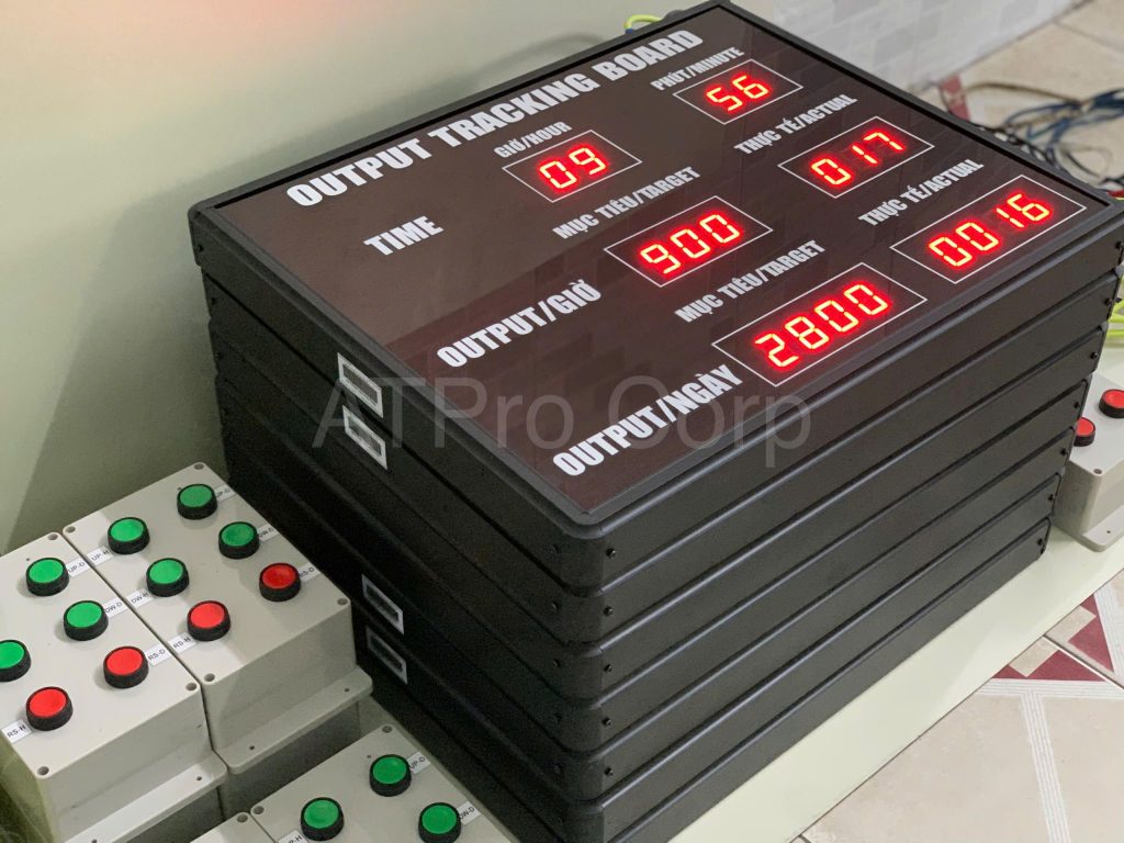 Bảng LED theo dõi năng suất Đông Phương Vũng Tàu