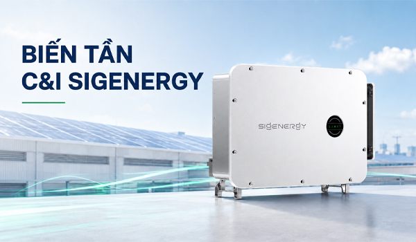 Biến tần C&I Sigenergy được thiết kế cho hệ thống năng lượng mặt trời thương mại & công nghiệp