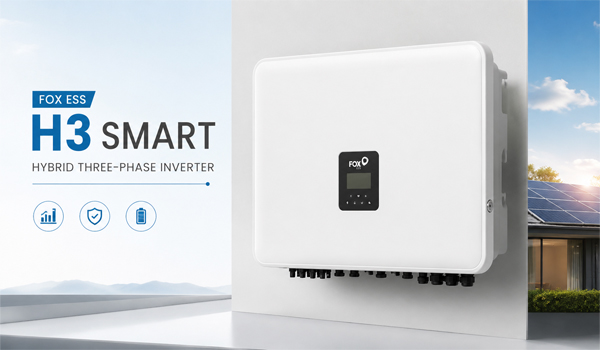 H3 SMART là dòng biến tần Hybrid ba pha của Fox ESS