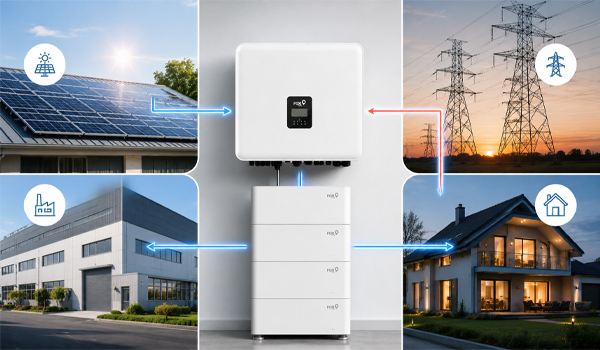Ứng dụng thực tế của biến tần Hybrid ba pha H3 Smart Fox ESS