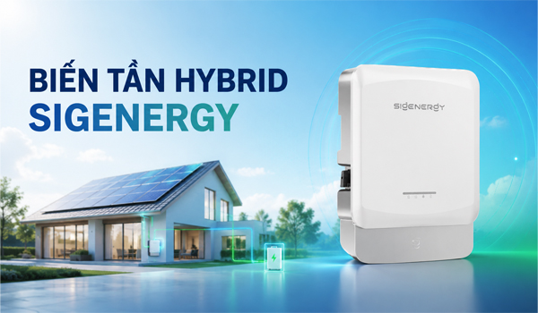 Biến tần Hybrid Sigenergy có thể phối hợp nhiều nguồn điện khác nhau