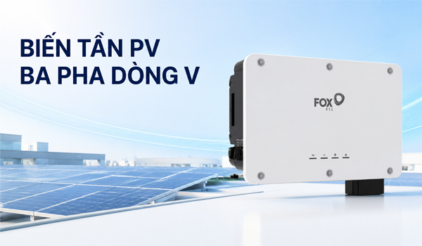 V Series của Fox ESS được phát triển theo hướng tối ưu hiệu suất, vận hành ổn định