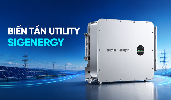 Biến tần Utility Sigenergy được thiết kế cho các dự án quy mô lớn
