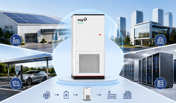 Hệ thống lưu trữ năng lượng C&I G-MAX Fox ESS được ứng dụng rộng rãi