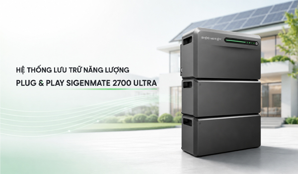 SigenMate 2700 Ultra được xây dựng theo kiến trúc mô-đun