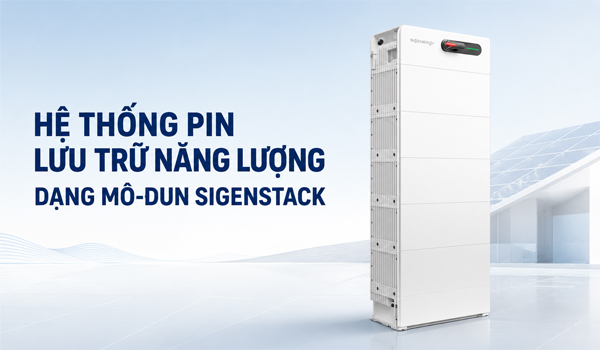 SigenStack là hệ thống pin lưu trữ năng lượng dạng mô-đun