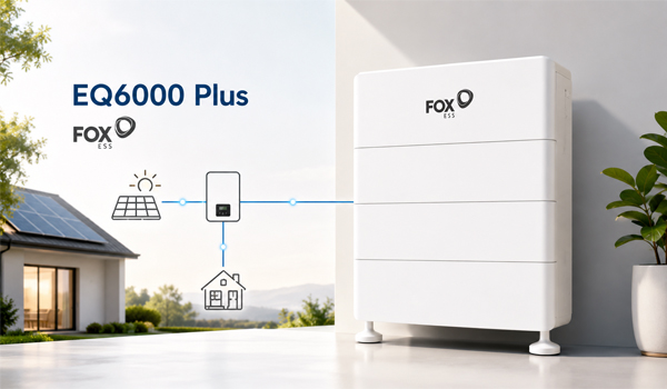 EQ6000 Plus Fox ESS là dòng pin lưu trữ năng lượng điện áp cao
