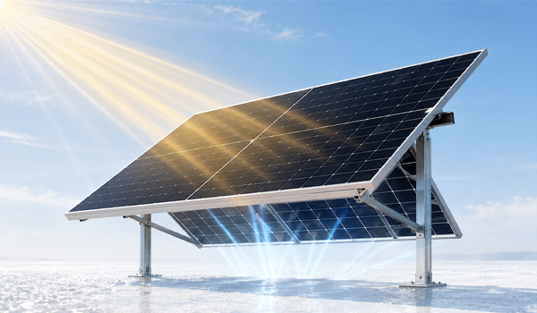Thiết kế Bifacial giúp sản phẩm hấp thụ ánh sáng từ 2 mặt