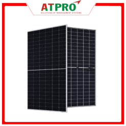Tấm pin năng lượng mặt trời 645W 2 mặt kính JA Solar