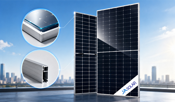 Sử dụng kính cường lực & khung nhôm anod độ bền cao