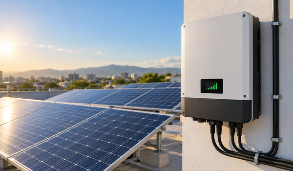 Biến tần giúp tối ưu công suất từ tấm pin