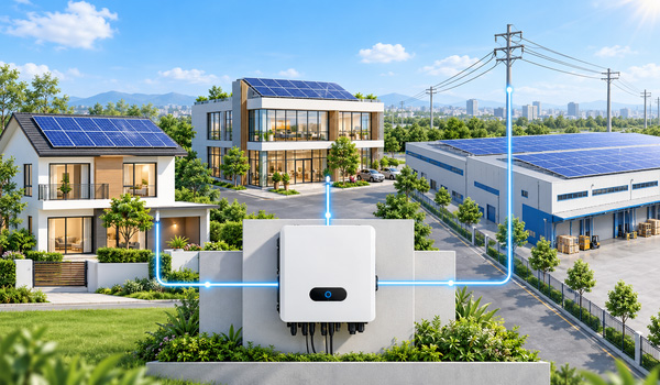 Biến tần On Grid được sử dụng rộng rãi trong các hệ thống điện mặt trời hoà lưới