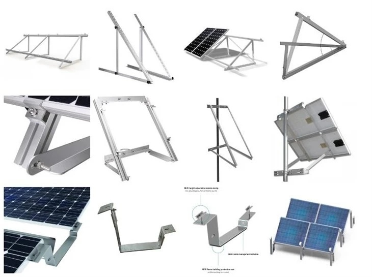 Các loại khung giá đỡ tấm pin năng lượng mặt trời phổ biến
