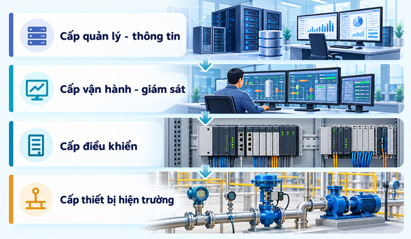 Cấu trúc cơ bản của hệ thống DCS