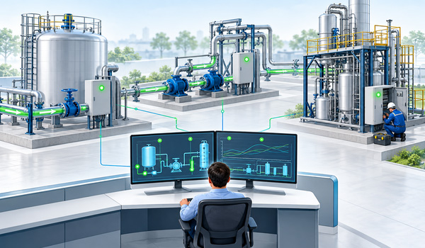 Hệ thống DCS có khả năng điều khiển quy trình phức tạp