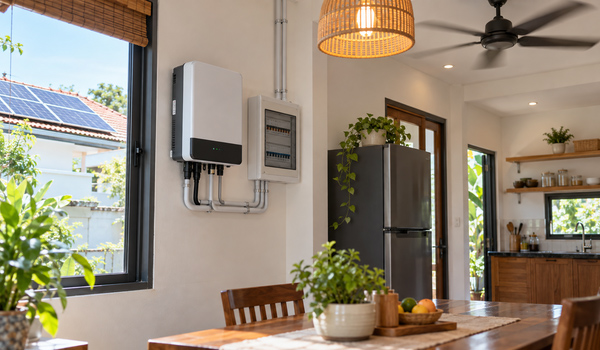 Nguồn điện có thể được sử dụng trực tiếp cho các thiết bị như điều hoà, tủ lạnh,...