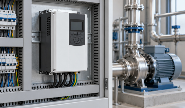 Biến tần 3 pha dùng để điều chỉnh tần số & điện áp cung cấp cho động cơ điện 3 pha